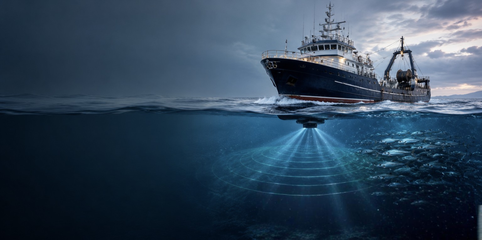Detección omnidireccional avanzada para pesca profesional